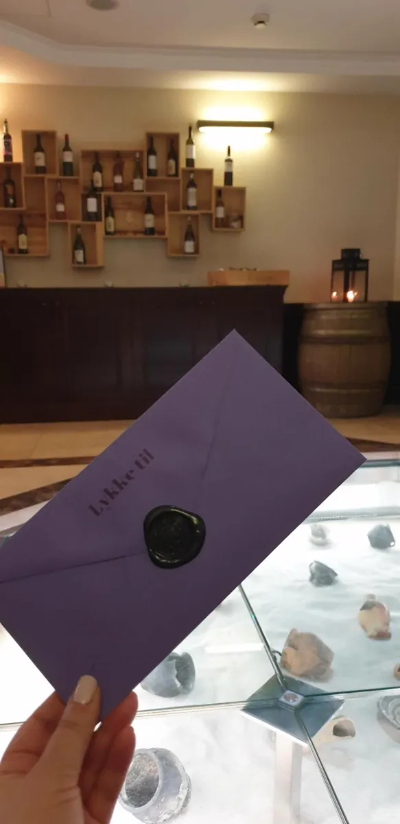 Wax-sealed mystery envelope